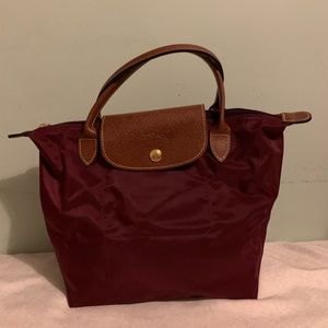 Genuine Longchamp Mini Lepliage Maroon Bag ✨